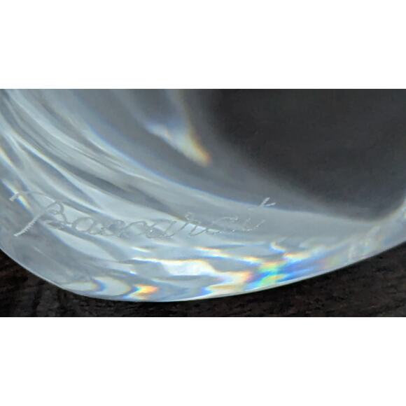 Baccarat France Crystal Dragon Sculpture Figurine Paperweight 4" H - Gift Idea - Picture 11 of 13